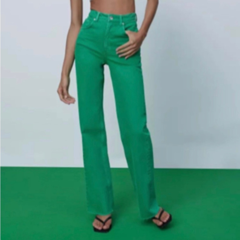 Zara Green Pants